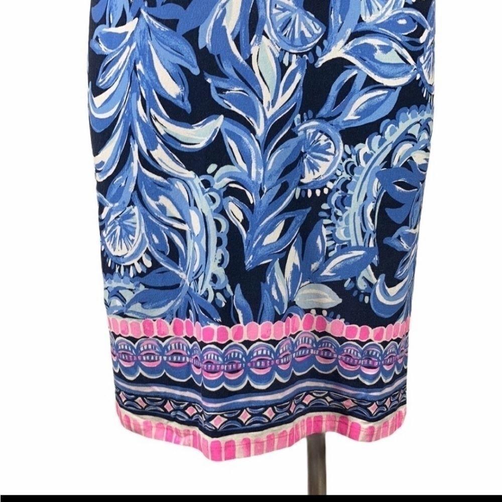 Lilly Pulitzer Dianna Dress in High Tide Navy, XXS - Picture 13 of 14